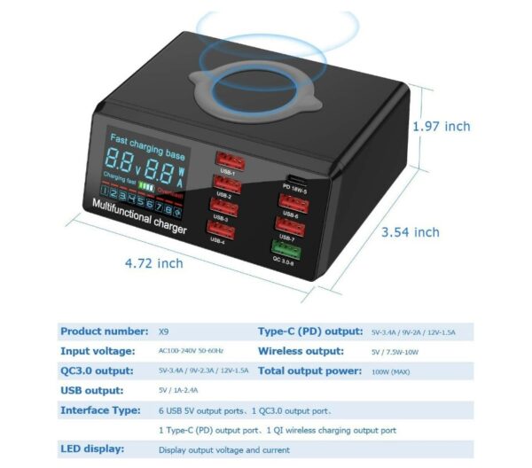 Estación de Multicarga USB / WLX9 - Imagen 6