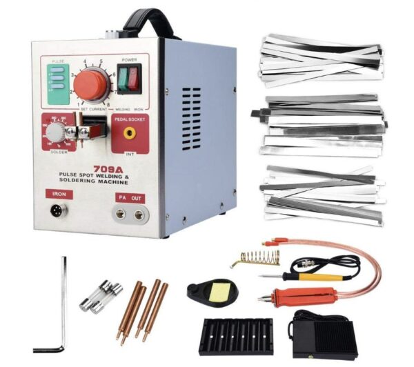 Equipo soldador de punto para ensamble de baterías SUNKCO 709A - Imagen 3