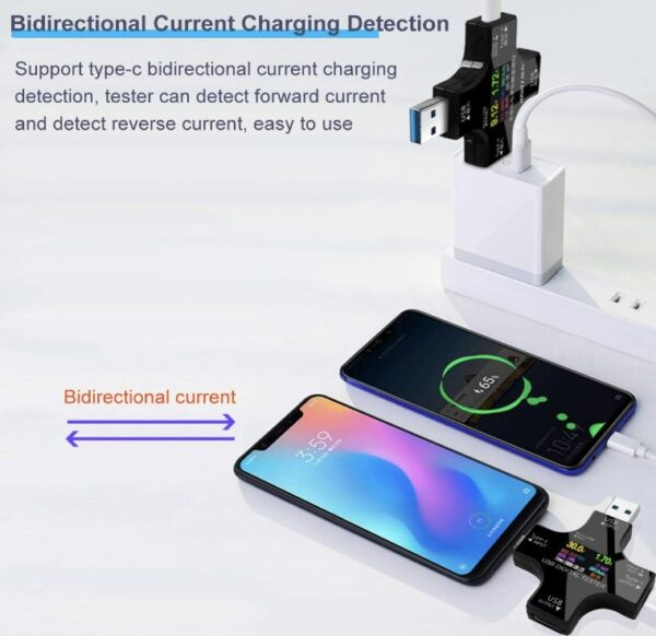 USB - USB C Multifuncional Power Tester - Imagen 5