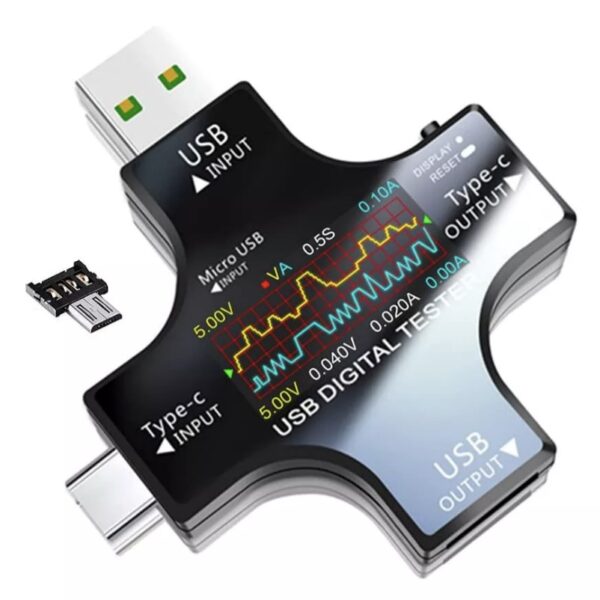 USB - USB C Multifuncional Power Tester - Imagen 9