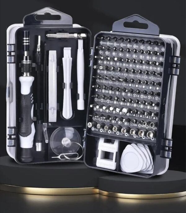 Set destornilladores y herramientas / 115 en 1