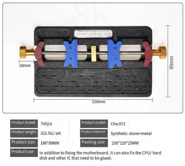 Soporte - Prensa universal TE-073 - Imagen 6