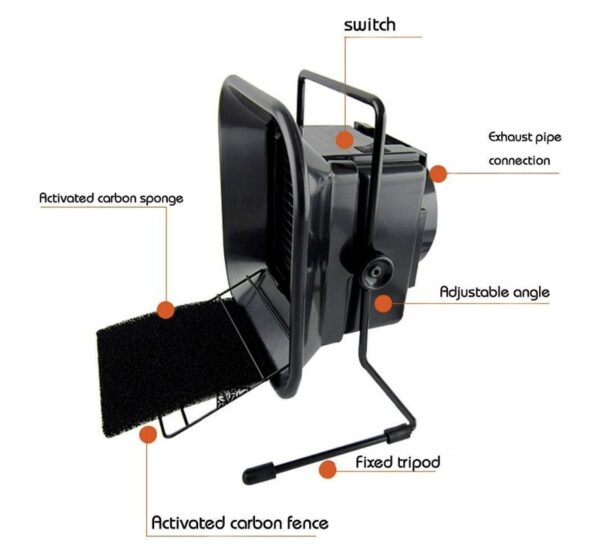 Extractor de humo sobremesa con filtro de carbón / 493 - Imagen 3