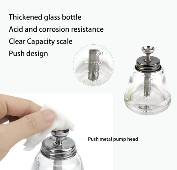 Frasco dispensador de líquidos (vidrio) /TE-18 - Imagen 2