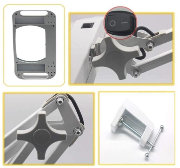 Lámpara de banco con lupa 10X, luz LED / LTG10X - Imagen 6