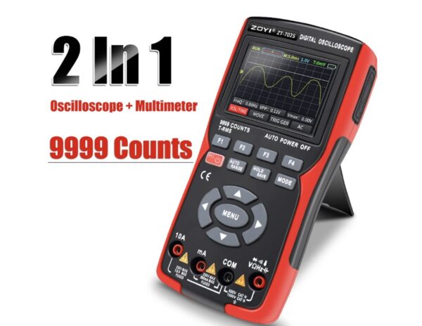 Osciloscopio/ multímetro Digital ZOYI 702S