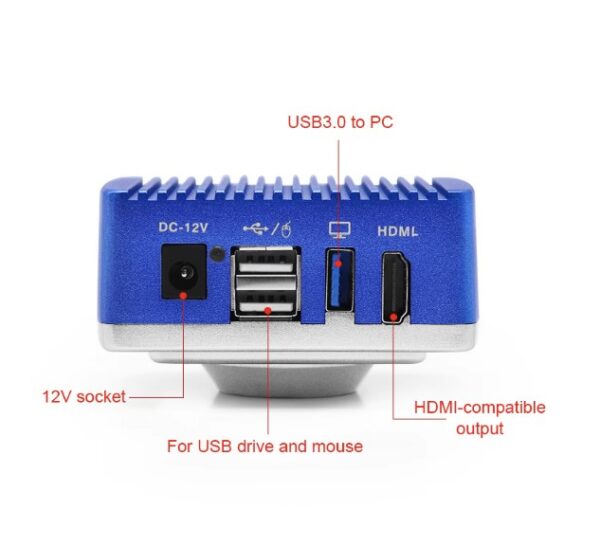 Cámara profesional para microscopio Ultra 4K / HAW-3609 - Imagen 6