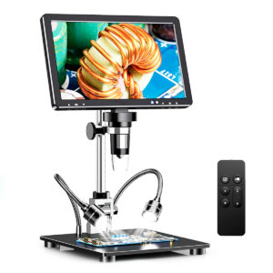 Microscopio digital portátil con pantalla LCD 10.1"/ DM12/ Full HD /HDMI
