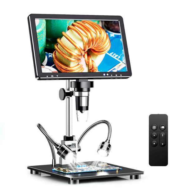 Microscopio digital portátil con pantalla LCD 10.1"/ DM12/ Full HD /HDMI