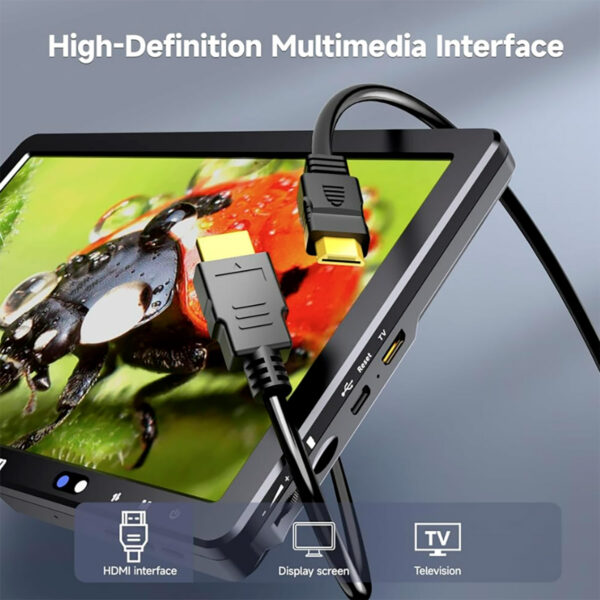 Microscopio digital portátil con pantalla LCD 10.1"/ DM12/ Full HD /HDMI - Imagen 2